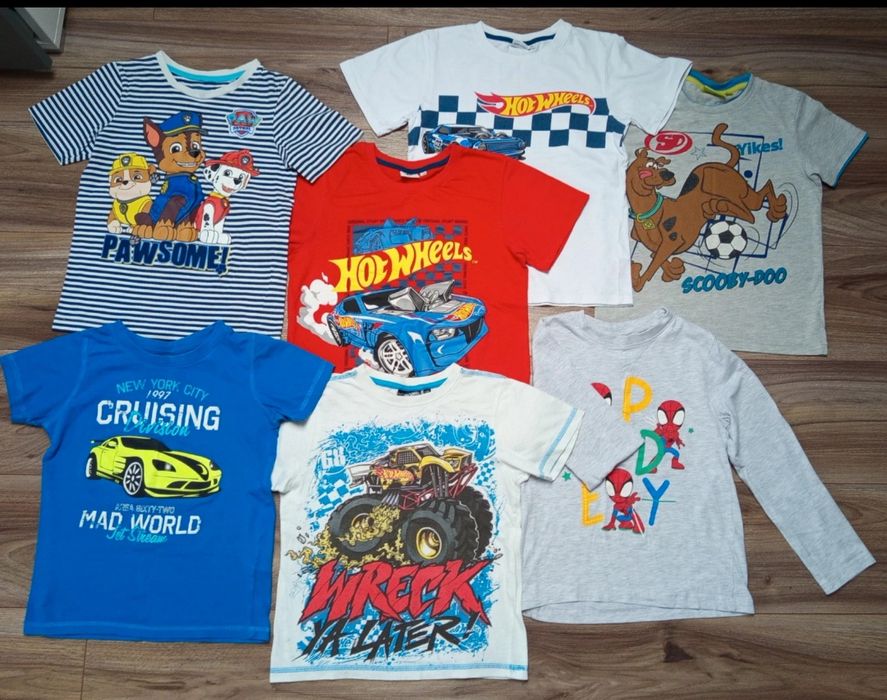 Koszulki chłopięce 128