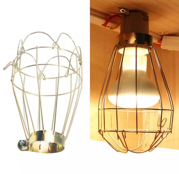 Proteções metálicas para lâmpadas - NOVAS