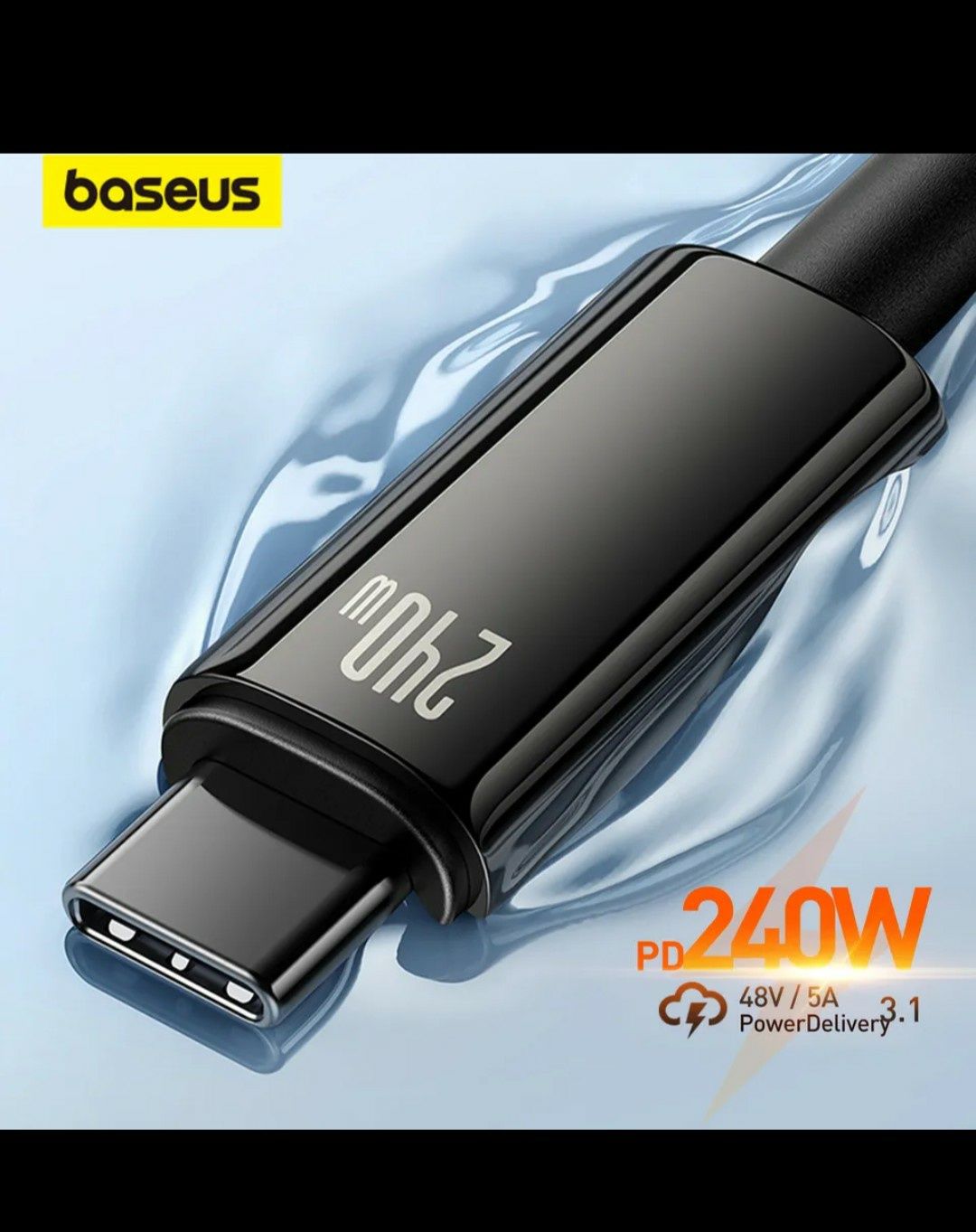 Baseus 100w/240w  1m кабель