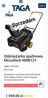 Odśnieżarka spalinowa