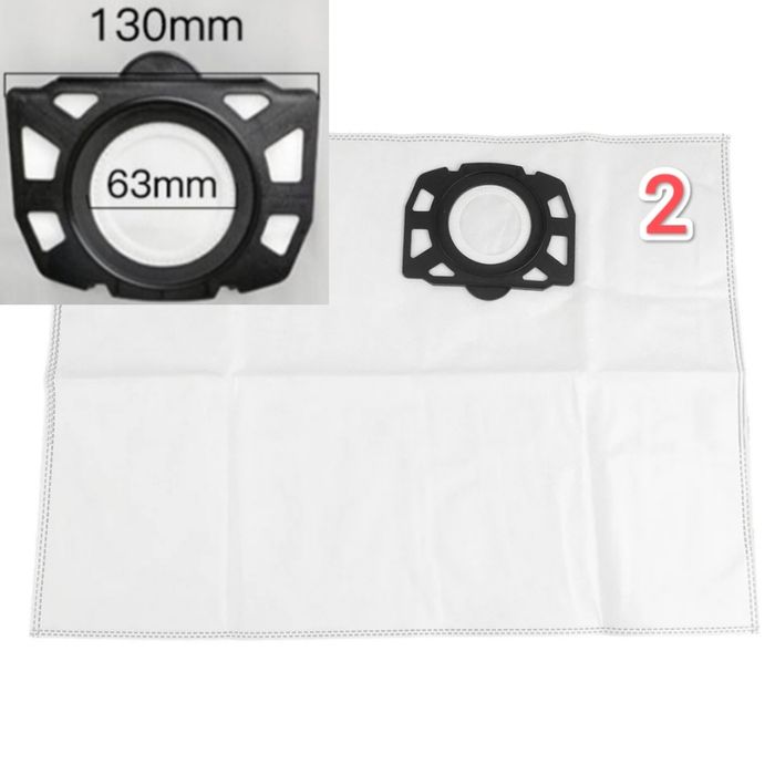 Багаторазовий та одноразовий мішок для пилососів Karcher wd4 wd5 wd6