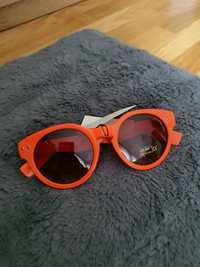 Nowe pomarańczowe okulary przeciwsłoneczne