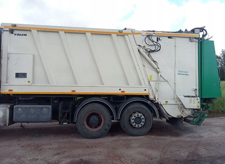 Zabudowa Śmieciarka Faun Mercedes Econic