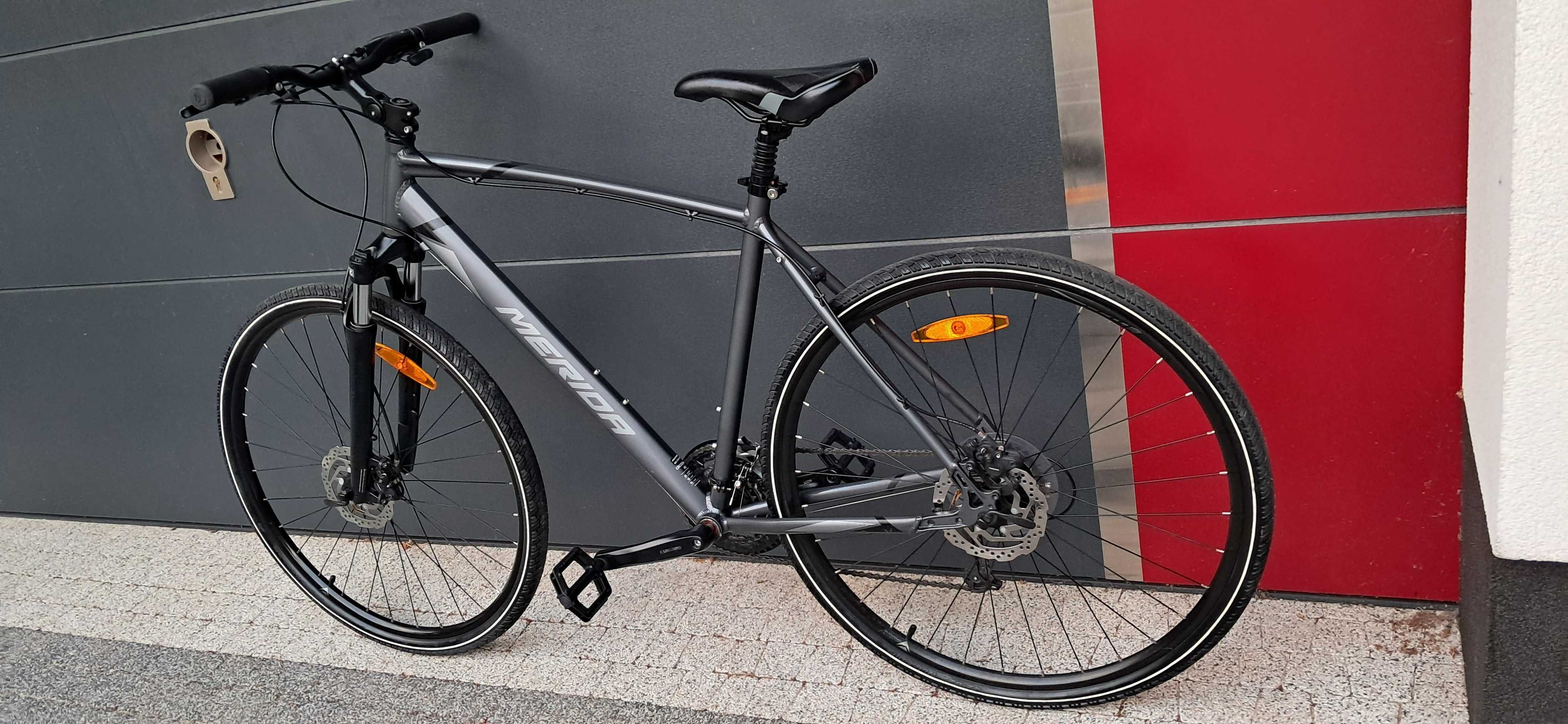 Fajny rower krossowy Merida Crossway Shimano hydraulkia 55 cm
