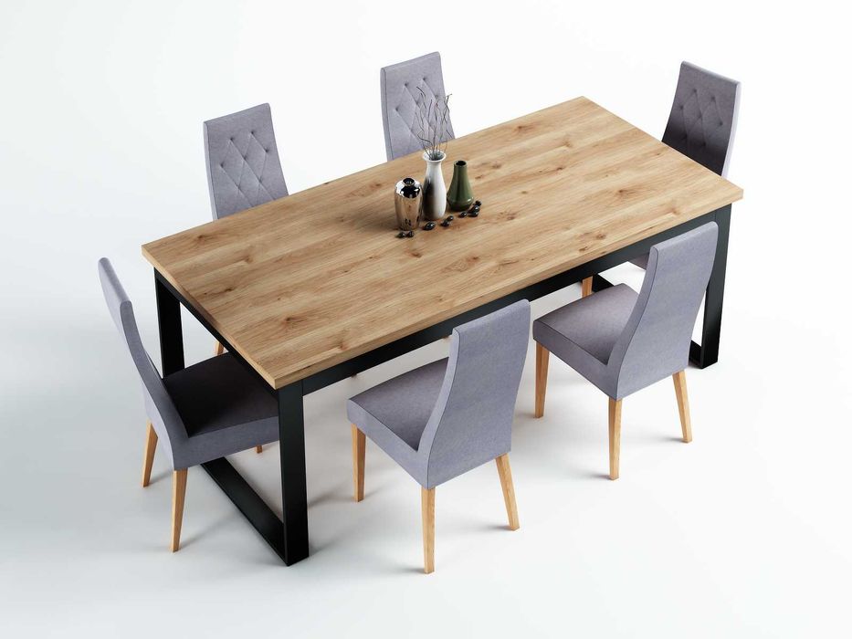 Eleganckie tapicerowane krzesło profilowane oparcie, drewniane nogi