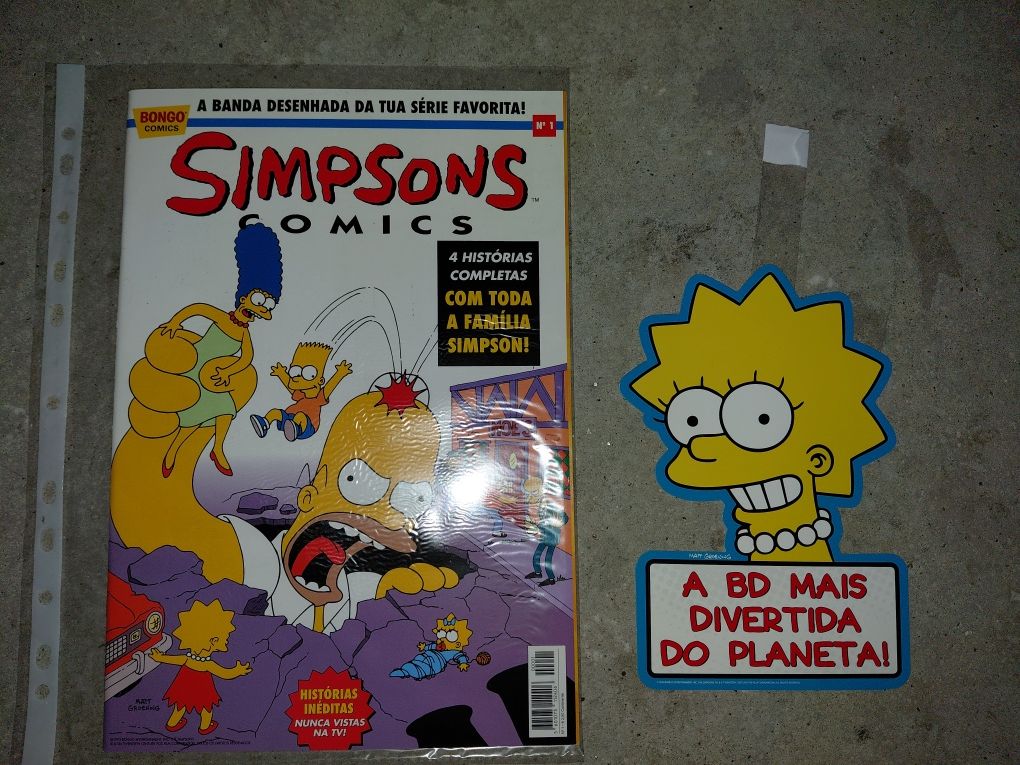 Revistas Simpsons coleção portuguesa - colecionadores