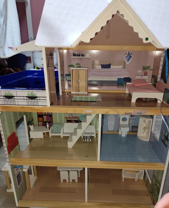 Domek drewniany z windą