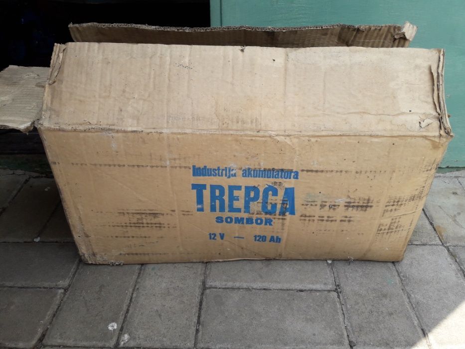 Продам новый ретро аккумулятор TREPKA 120 Ah, югославия
