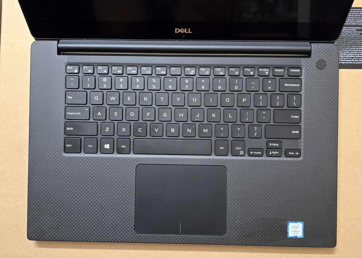 Dell XPS 15 9570 i7 16GB 512GB UHD 4K GeForce 1050Ti ładny stan