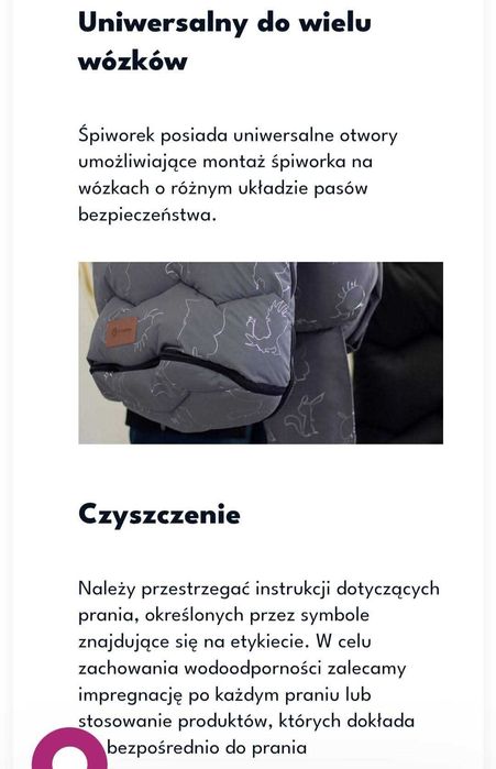Śpiworek do spacerówki zimowy Petite & Mars Warmy 4 w 1