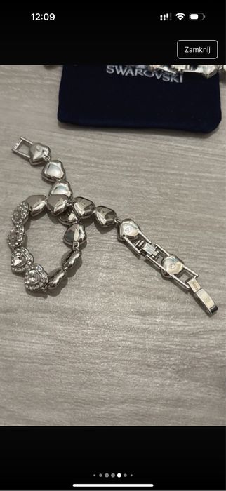 Naszyjnik korale z zawieszką Ariana Grande x swarovski viral hit insta