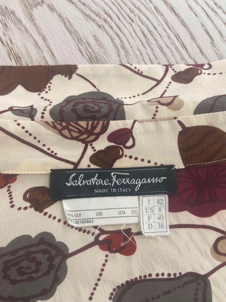 Шовкова блуза Salvatore Ferragamo