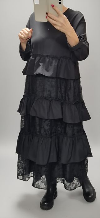 Włoska sukienka perełka