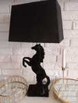 Taniej Home you lampa koń czarny welur wys 68 sam koń wys45 cm
