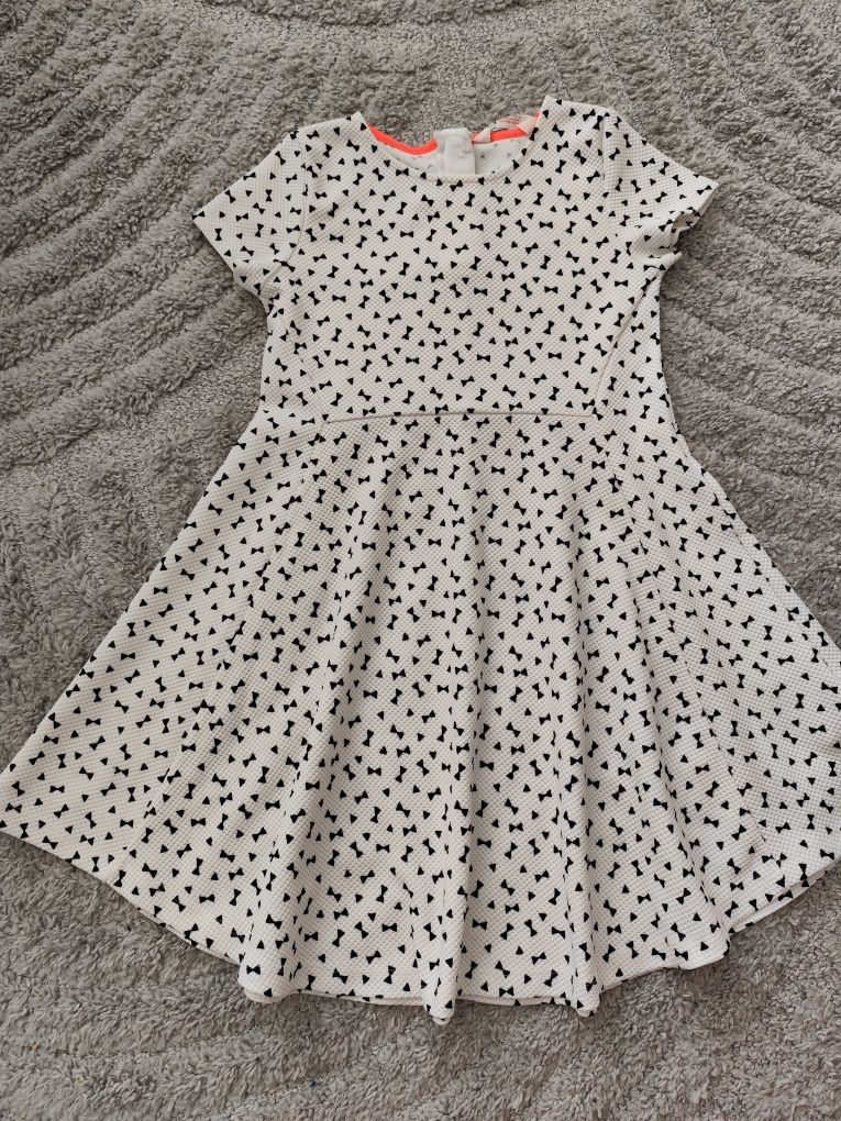 Elegancka sukienka w kokardki H&M,rozm.140