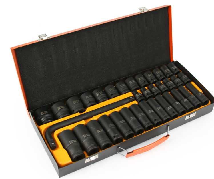 Klucze nasadowe zestaw kluczy walizka  1/2" 35el. 6-kąt BJC 8-32MM