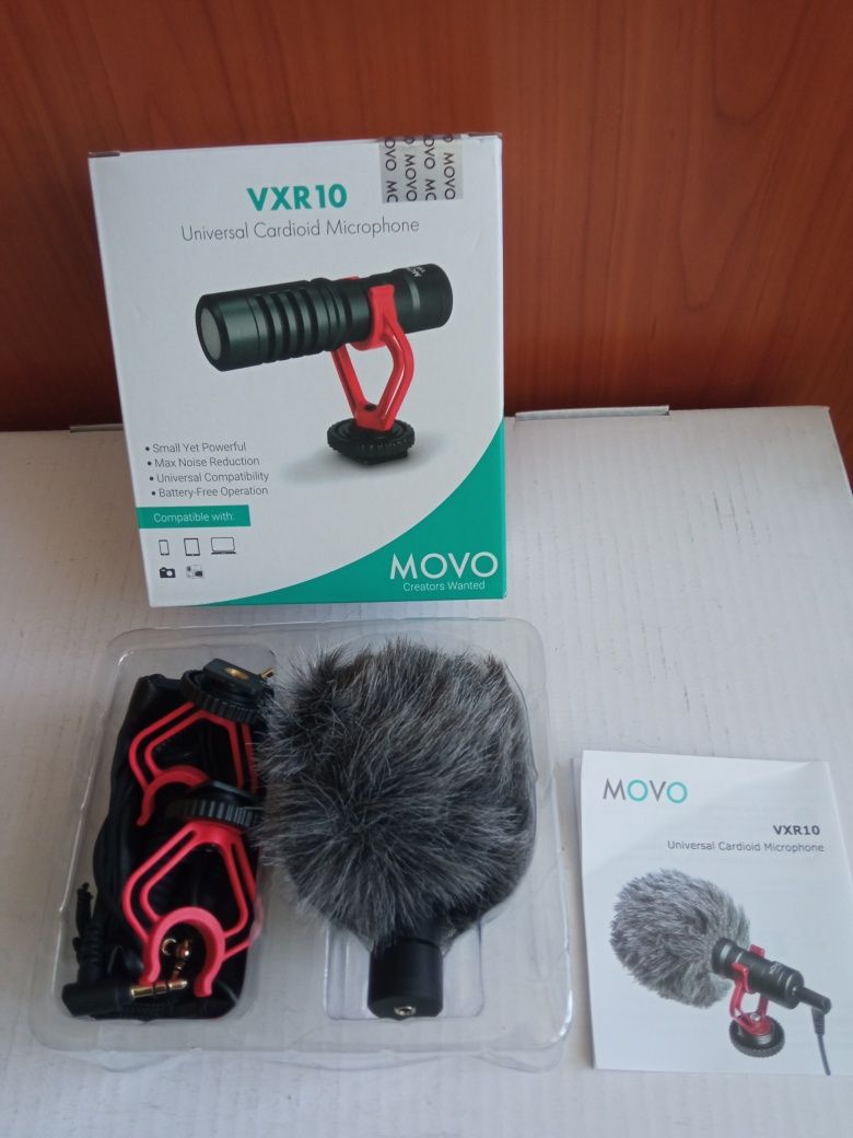 Видео-микрофон Movo VXR10 для iPhone/камеры
