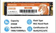 Dysk SSD Bestoss M2 NVMe 256GB