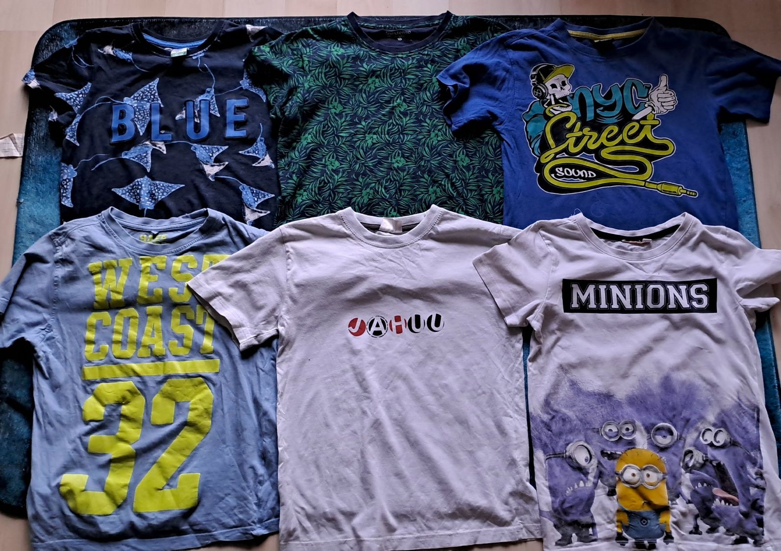 Chapter young, reporter 134/140 t shirt, bezrękawnik, paka 11 szt