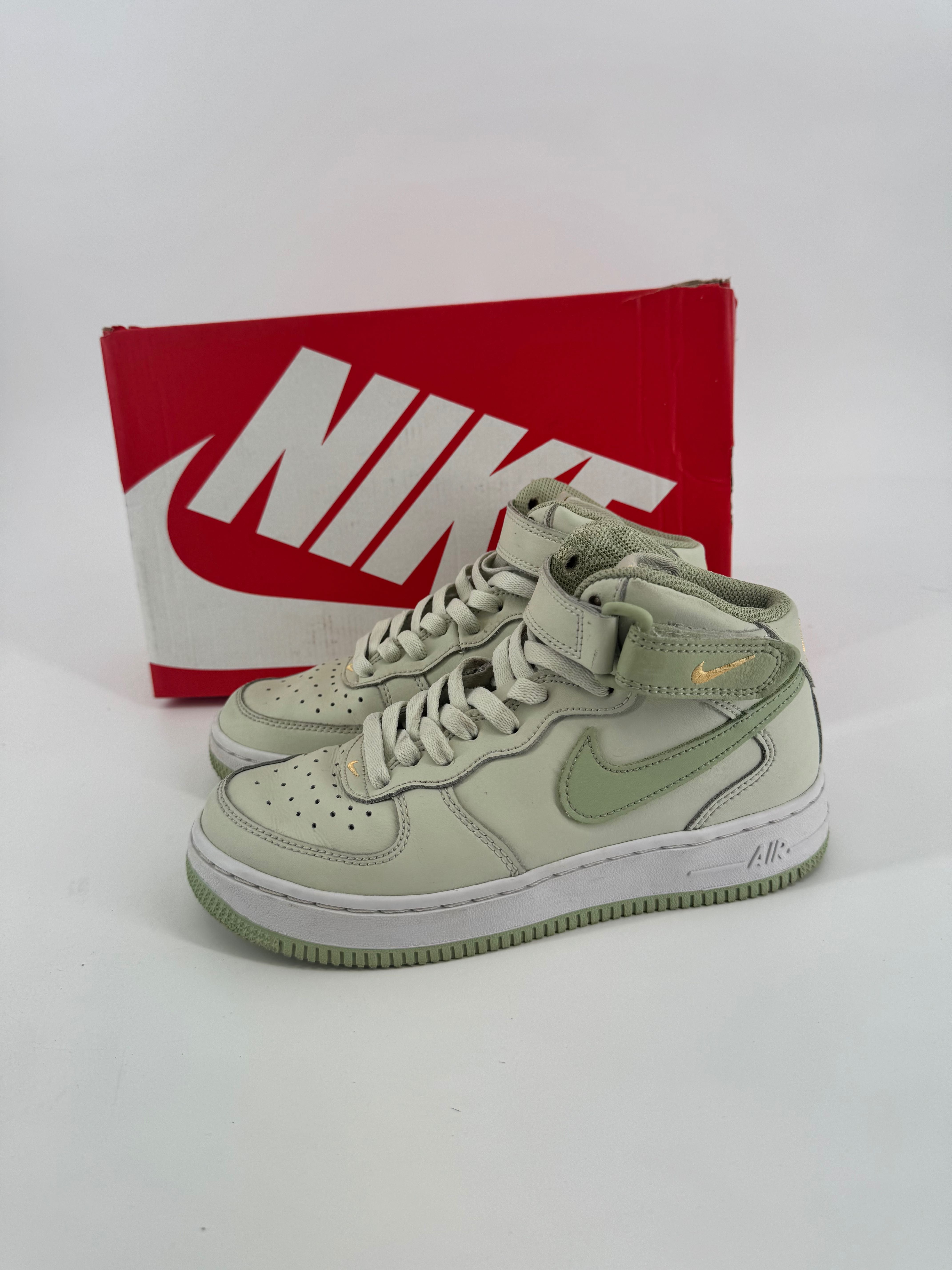 Nike air force 1 mid pistacjowe zielone forcy 36,5 sportowe damskie