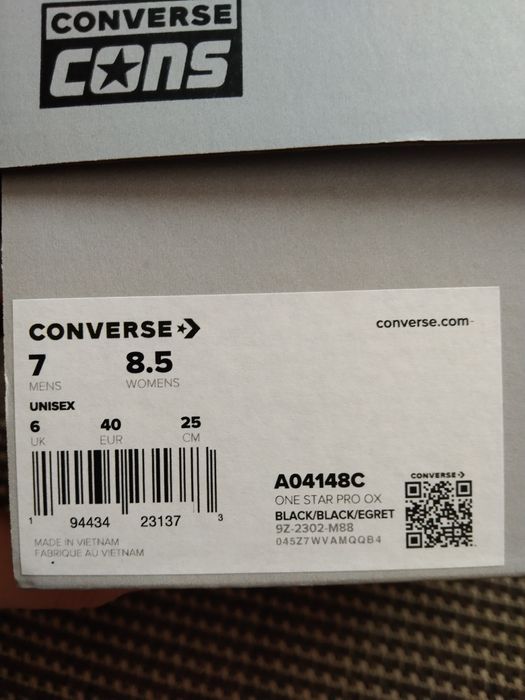 Кеди унісекс Converse One Star Pro Denim