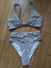 Bikini leopard H&M 36/S panterka wyższy stan