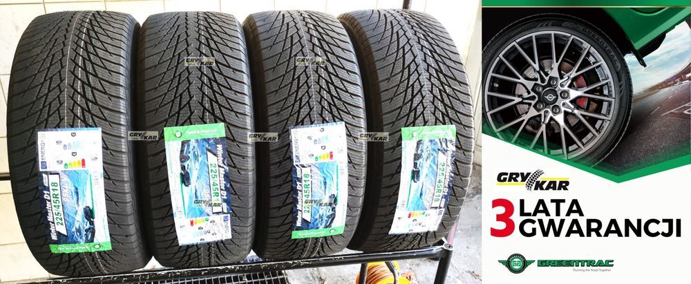 Opony 225/45R18 Greentrac Winter Master D1 4szt. 2025r 3 lata gwar.