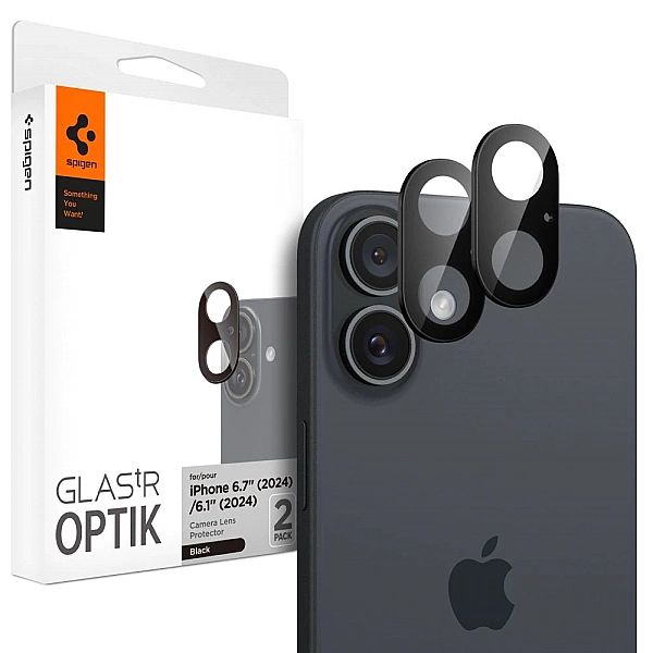 Osłona Aparatu Spigen Optik Glas.tr Camera Protector 2-Pack Iphone 16