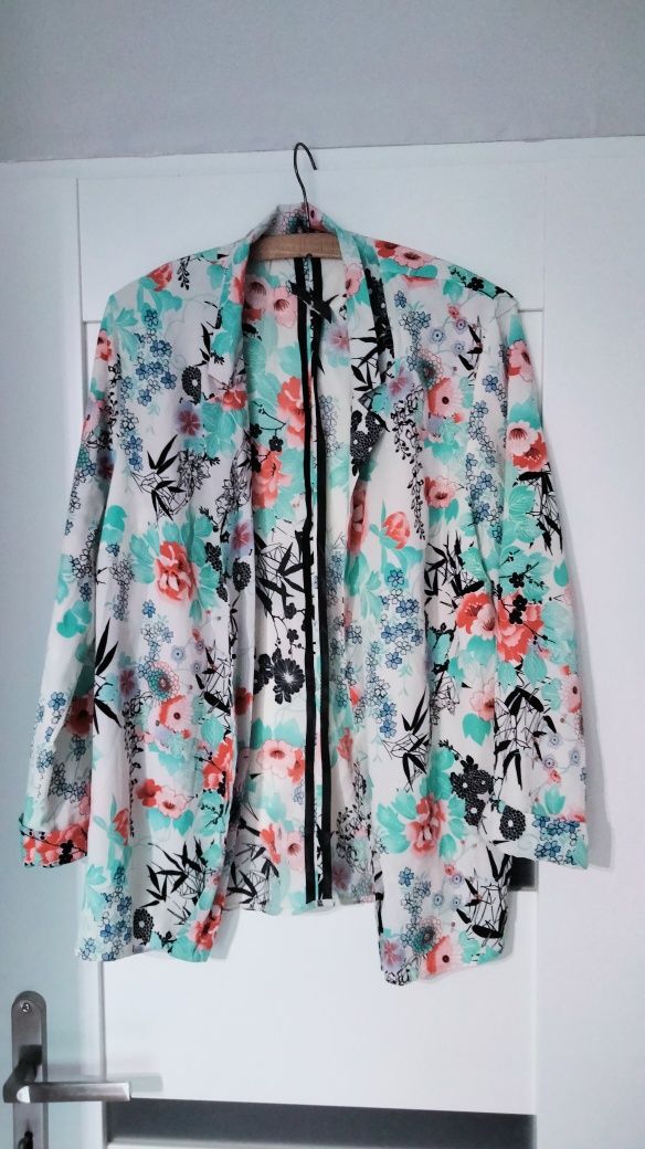 Koszula damska, boho, kolorowa, kwiaty, przewiewna, Plus Size, Atmosph