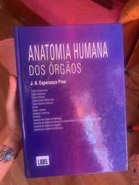 Livro Anatomia Humana dos Orgaos - J.A. Esperança Pina