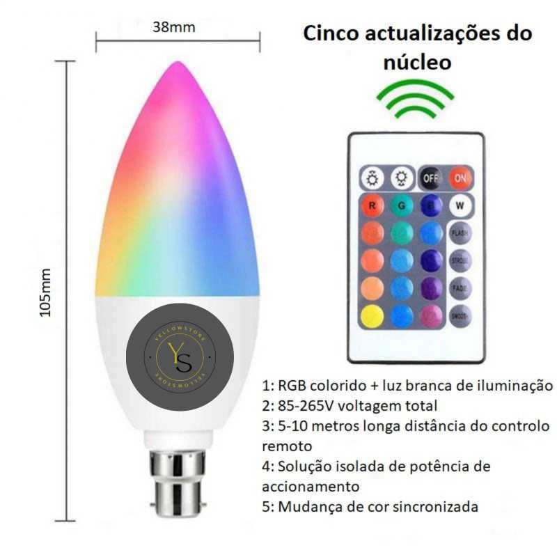 Lâmpada LED regulável de iluminação doméstica