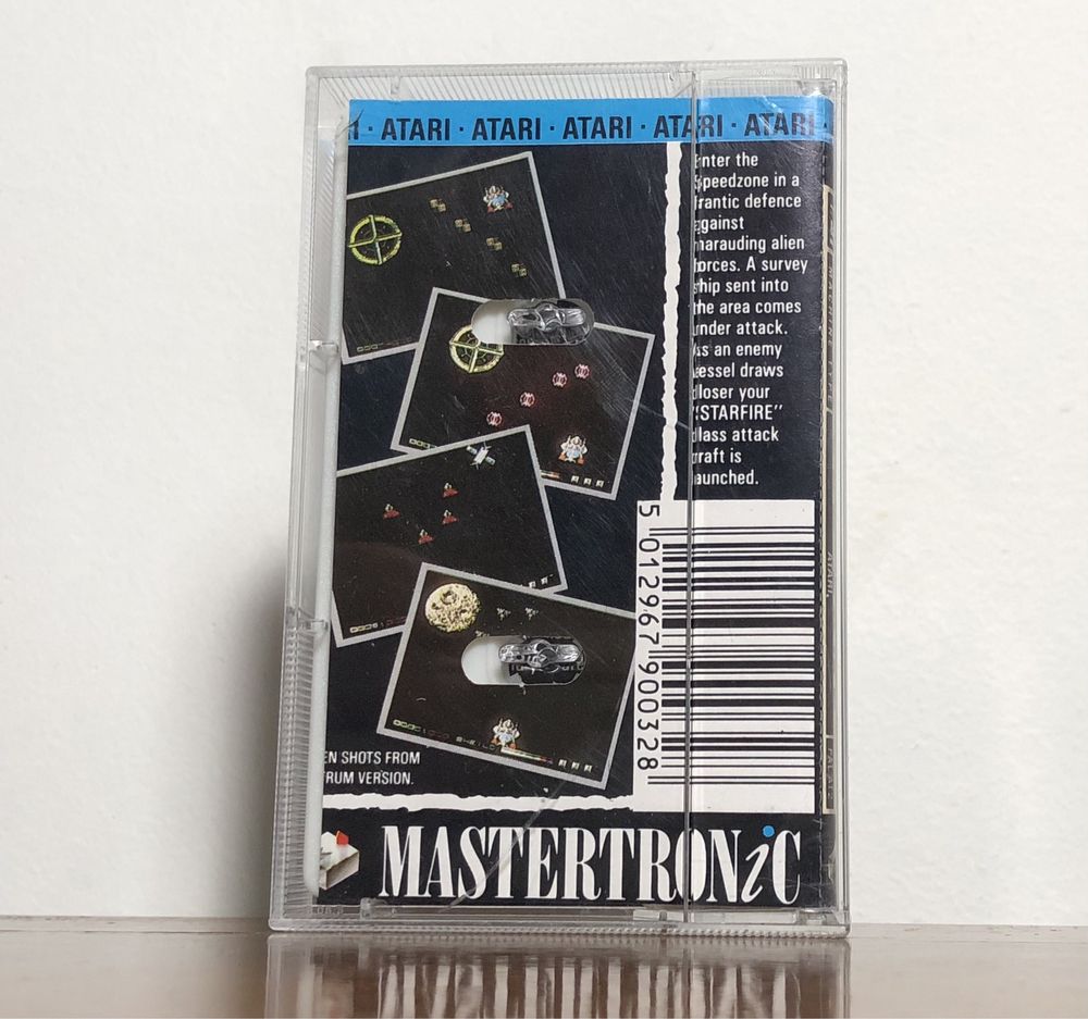 Gra Speed Zone kaseta magnetofonowa ATARI XL XE 8-bit retro arcade cib