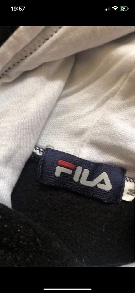 hoodie preto FILA