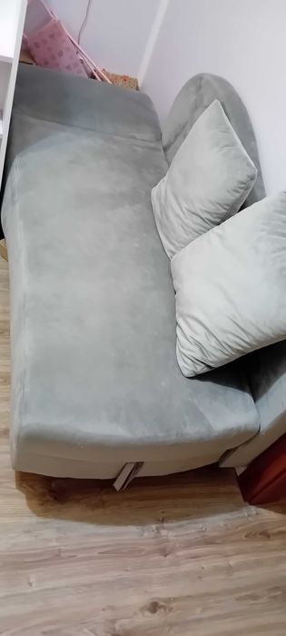 Szezlong / kanapa welurowa