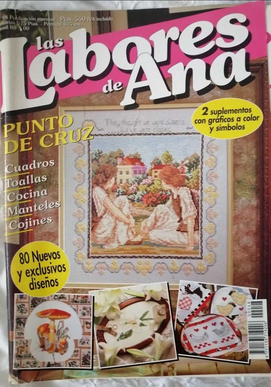 5 Revistas Antigas (1990) "Las Labores de Ana"