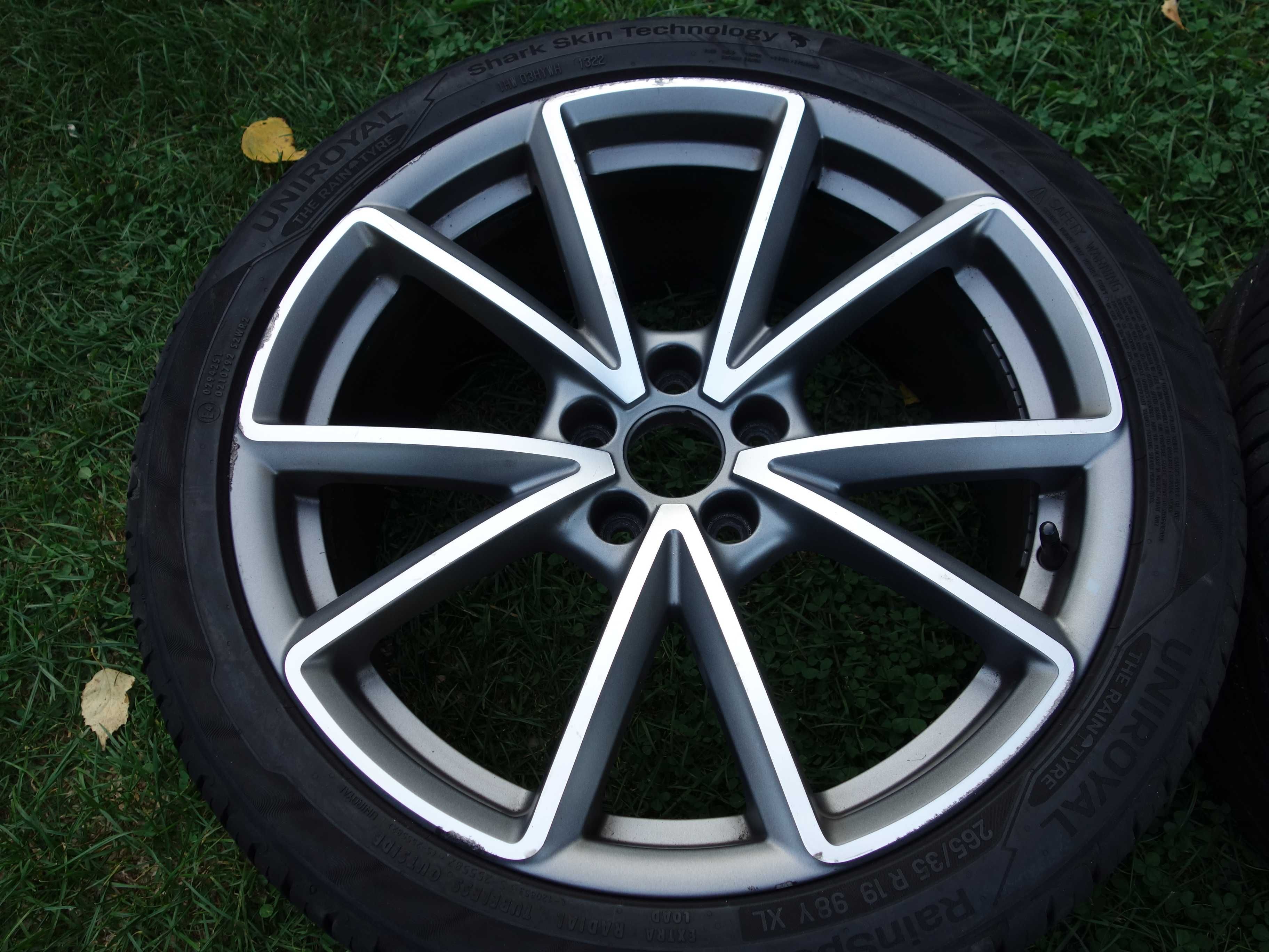 KOŁA Audi S4 A4 A5 A6 C7 4G0 19'' AUDI SPORT Oryginał Opony Jak Nowe