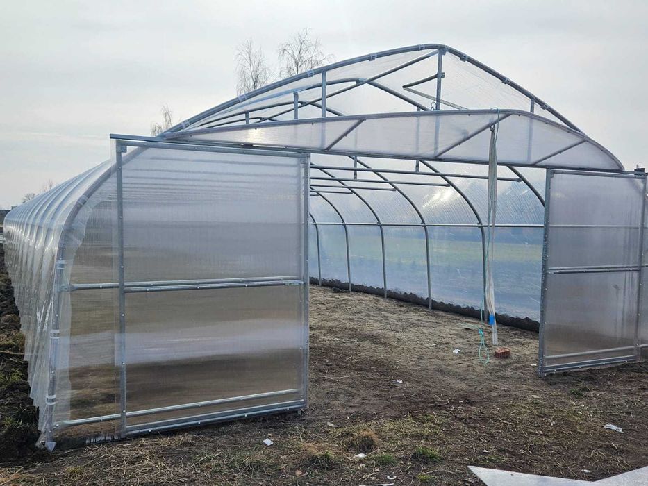 tunel foliowy, tunele foliowe , pomidor , ogórek , kwiaty 7m x 30x3,3m