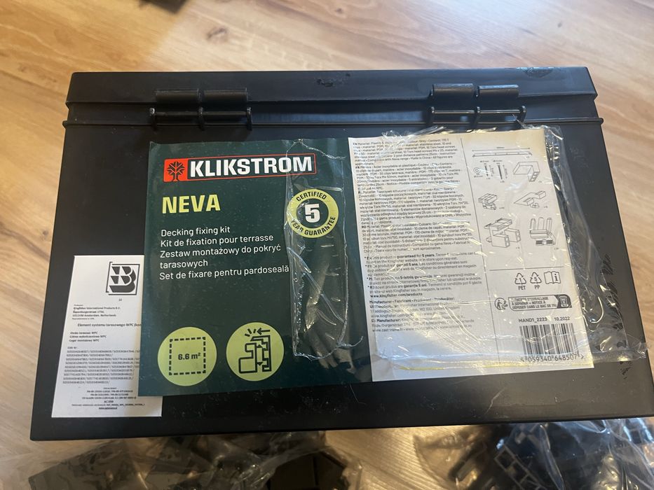 Zestaw startowy klikstrom do desek kompozytowych z Castoramy