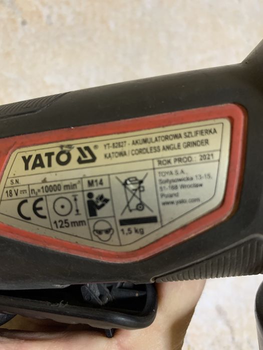 Болгарка YATO (під реставрацію)