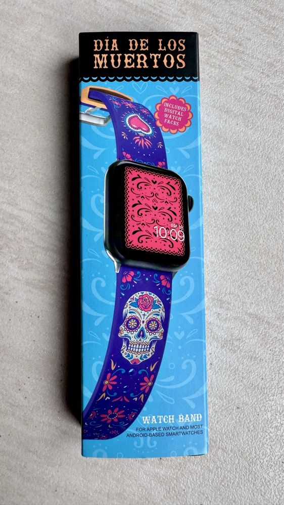 Pasek MobyFox Dia de Los Muertos do Apple Watch