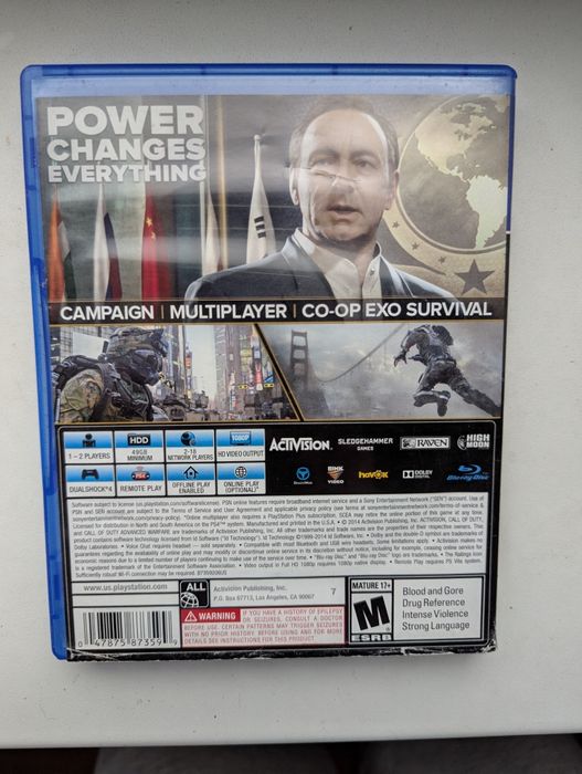 Call of Duty Advanced Warfare ігри игры диски на PS4 PS5