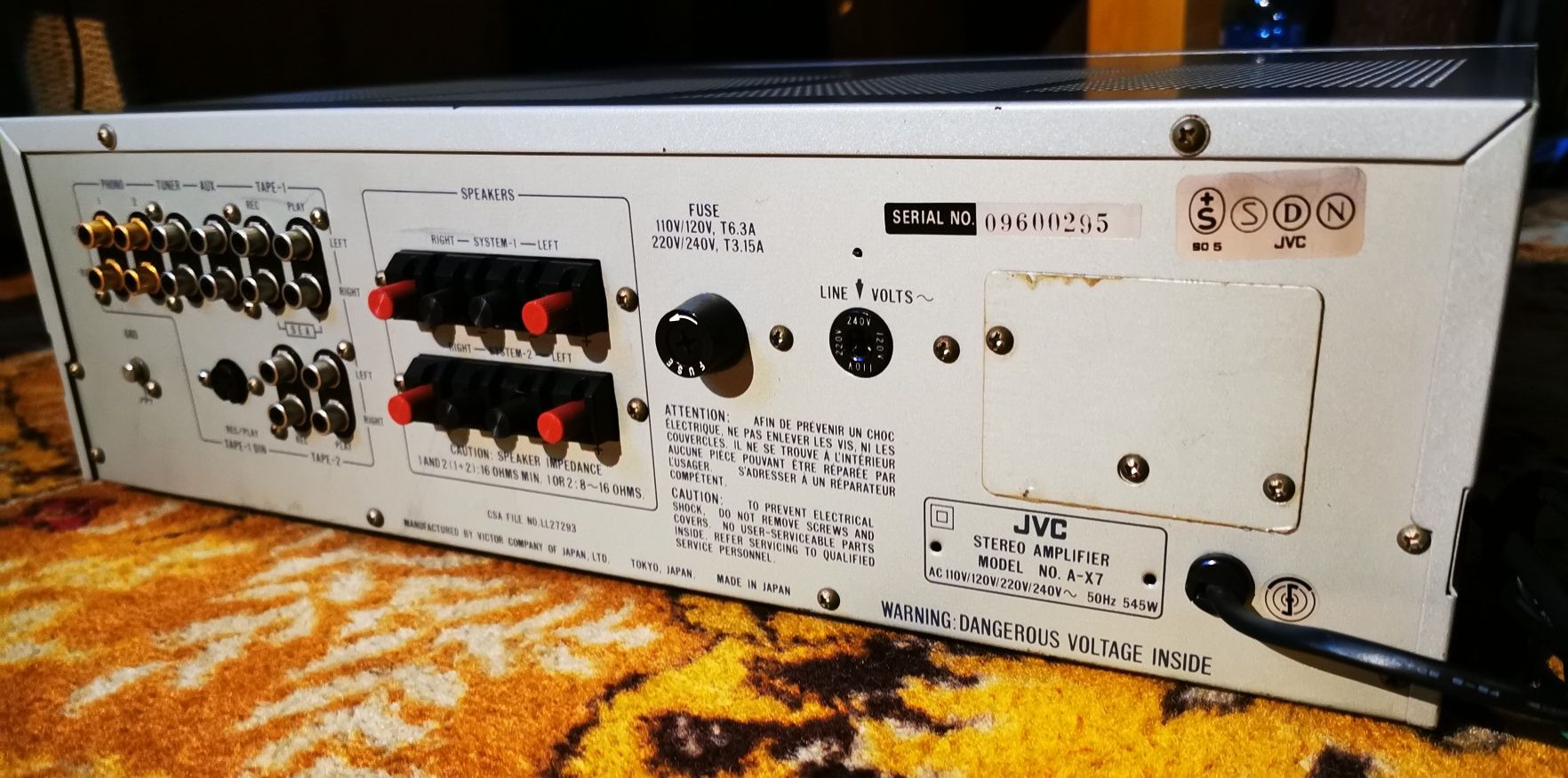 JVC Ax7 - Fantastyczny wzmacniacz