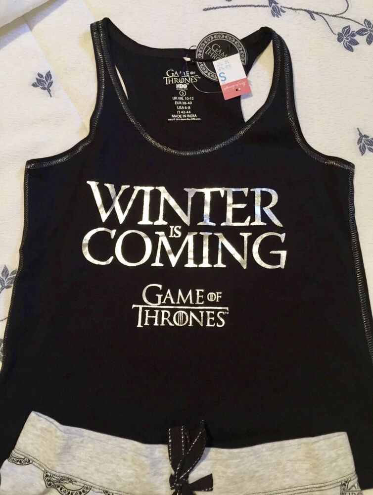 GAME OF THRONES GOT Pijama Winter is Coming (38) novo