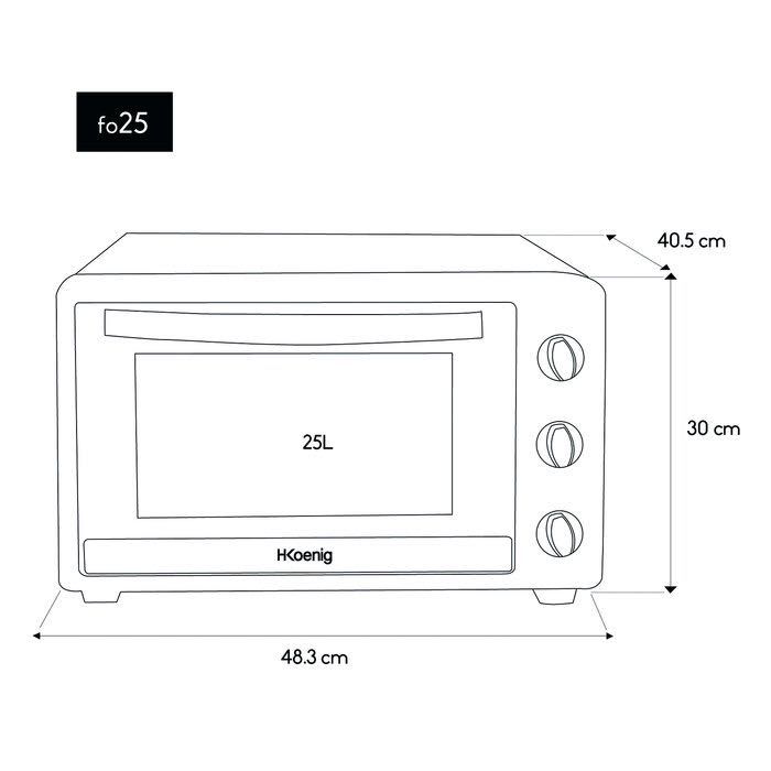 Mini Forno 25L HKoenig