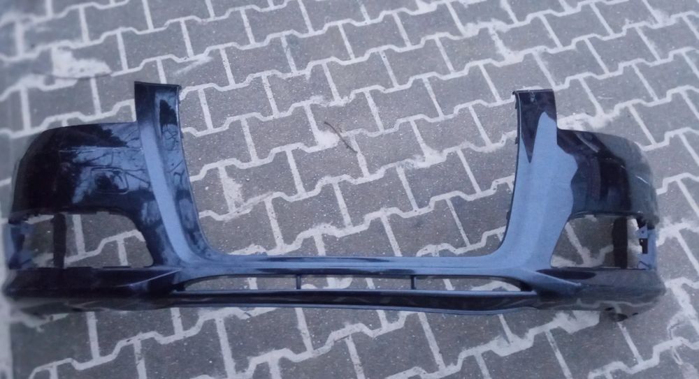 audi a3 lift zderzak przedni czarny 8p0 przód  czarny ładny orygina