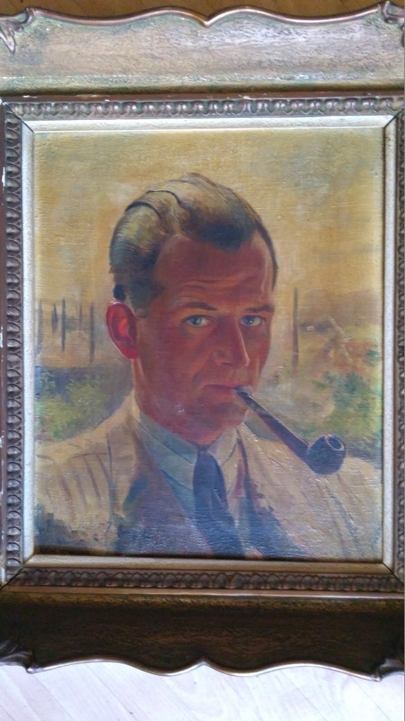 Obraz , portret Schneidera , J.P. Janowski , płótno , olej ,