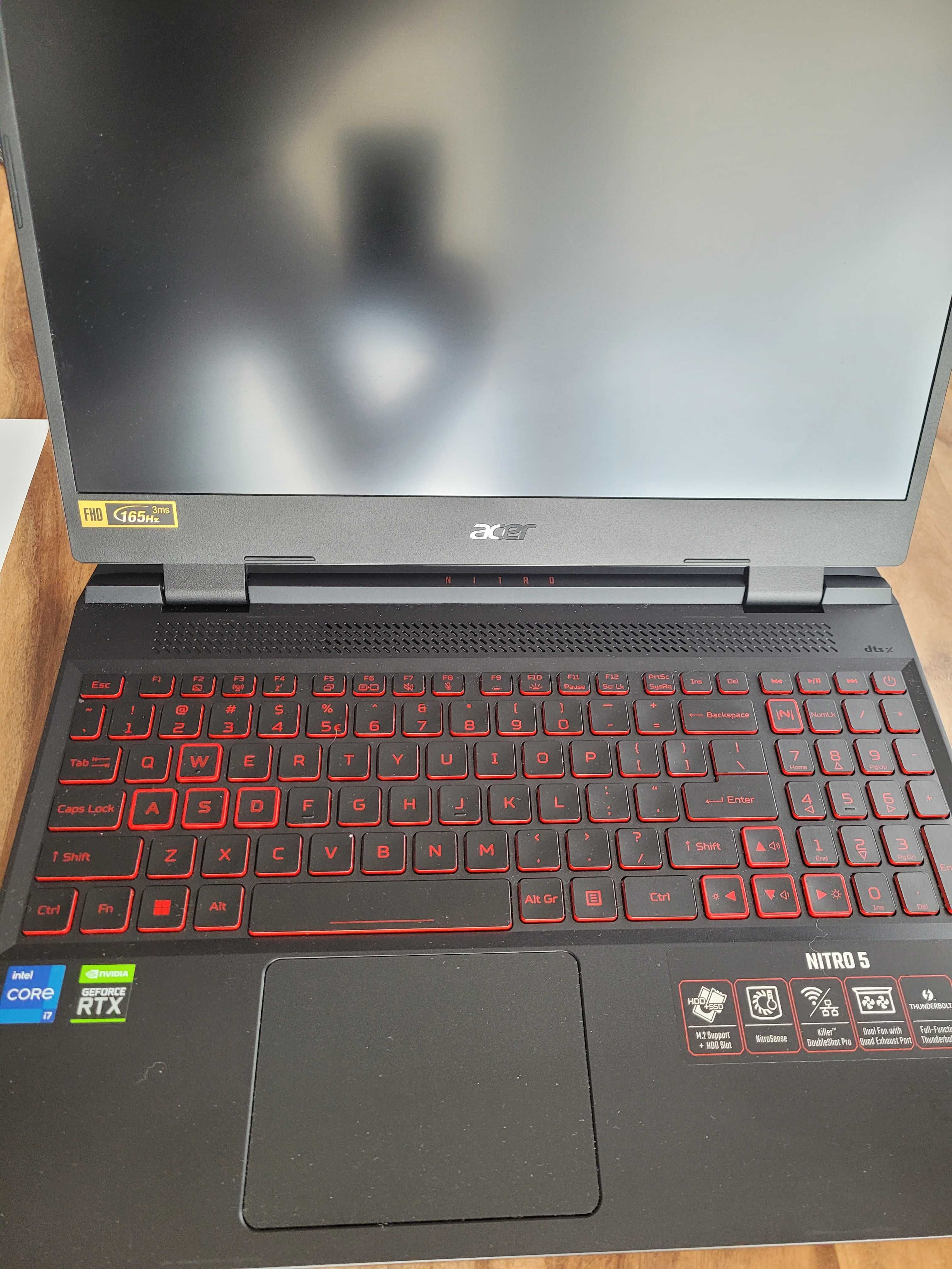 Laptop gamingowy Acer Nitro 5 i7-12700H/32GB/512/Win11X RTX3050Ti