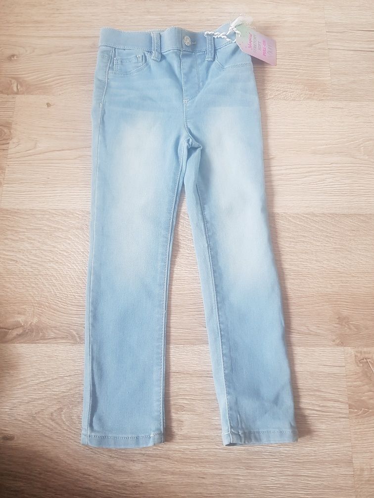Skinny jegginsy jeansy dżinsy spodnie nowe z metką 5 lat