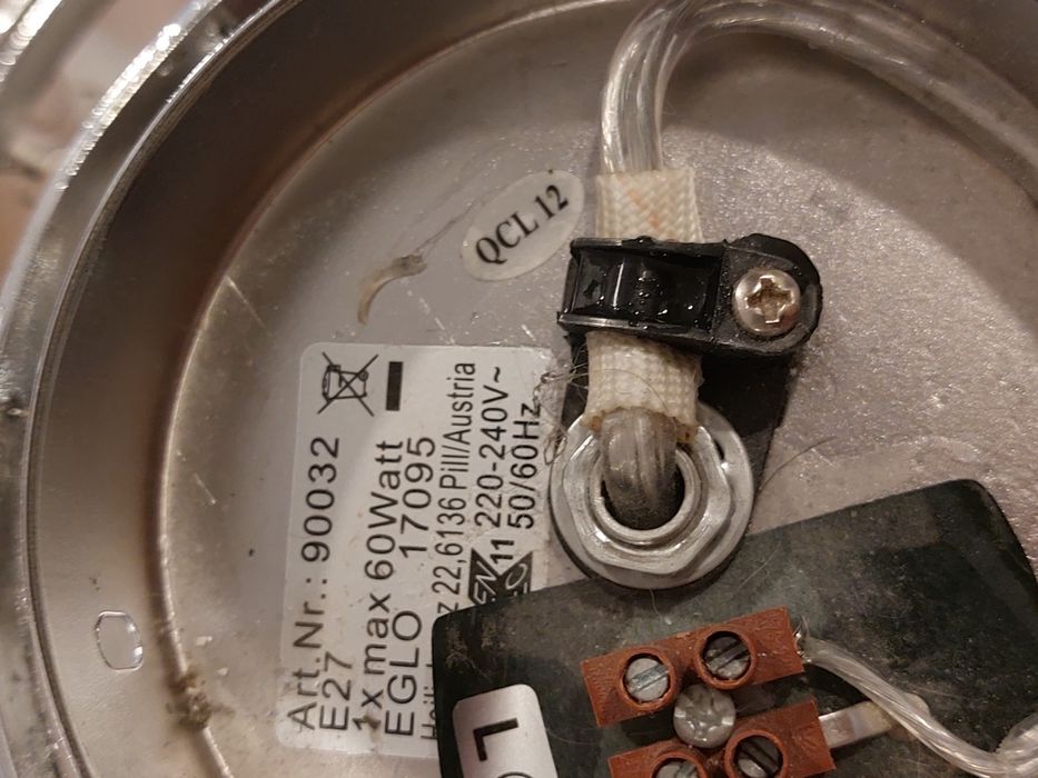 Lampa wisząca kryształowa