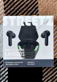 Безпроводні навушники - STREETZ Earbuds with charging case